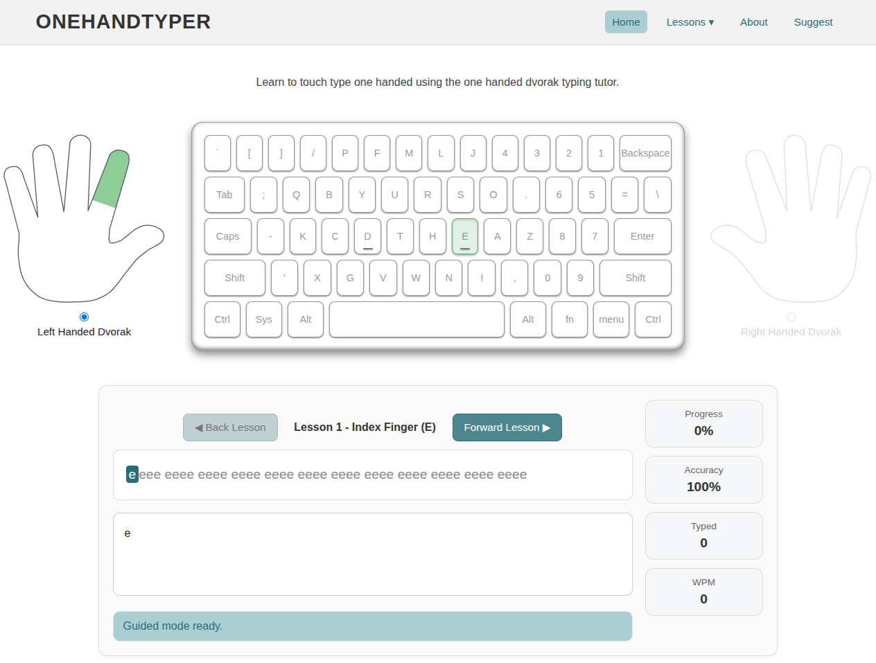 Typing Tutor Preview